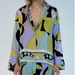 Zara Printed blouse